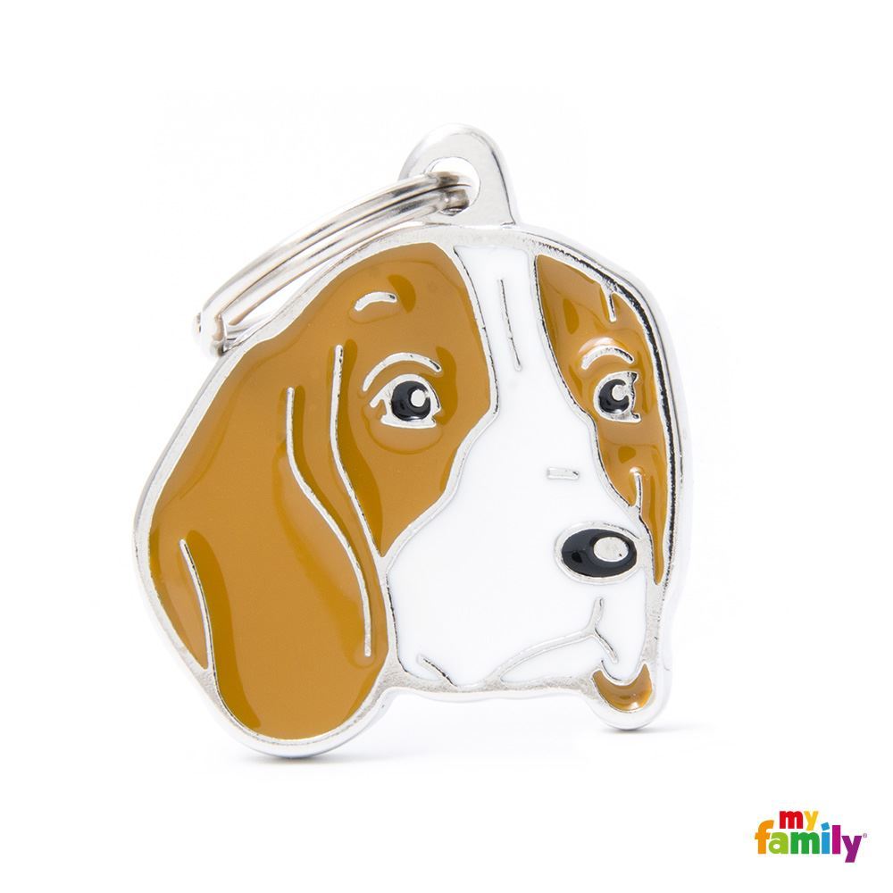 PLACA MY FAMILY FRIENDS BEAGLE